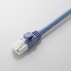 LANケーブル CAT5E(カテゴリ5E) 爪折れ防止 ヨリ線 10m ブルー LD-CTT/BU100