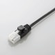 LANケーブル CAT6(カテゴリ6) 爪折れ防止 スリム ヨリ線 1m ブラック LD-GPST/BK10