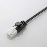 LANケーブル CAT6(カテゴリ6) 爪折れ防止 スリム ヨリ線 1m ブラック LD-GPST/BK10