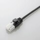 LANケーブル CAT6(カテゴリ6) 爪折れ防止 スリム ヨリ線 5m ブラック LD-GPST/BK50
