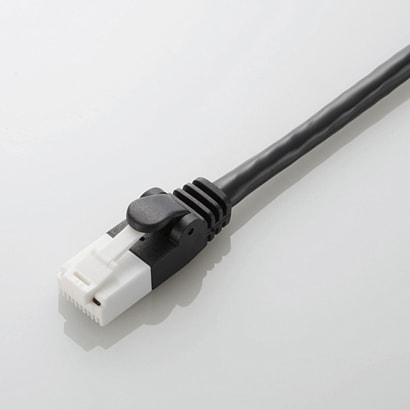 LANケーブル CAT6(カテゴリ6) 爪折れ防止 0.5m ブラック LD-GPT/BK05