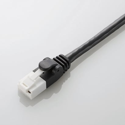 LANケーブル CAT6(カテゴリ6) 爪折れ防止 1m ブラック LD-GPT/BK10