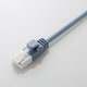 やわらかLANケーブル CAT6(カテゴリ6) 爪折れ防止 ヨリ線 5m ブルー LD-GPYT/BU50