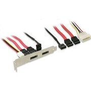 PCスロット専用 eSATAp 5V/12V X2ポートアダプター 6182B