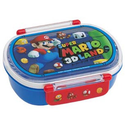 ランチグッズ マリオ3Dランド QA2BA 食洗機対応タイトランチBOX