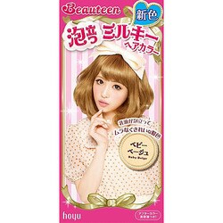 ヨドバシ Com ホーユー Hoyu ビューティーン 泡立つミルキーヘアカラー ベビーベージュ 通販 全品無料配達