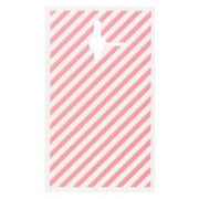 SB-SA25-PSDS/NP [SoftBank SELECTION ガラシール for PANTONE 6/ナナメストライプ・ピンク]