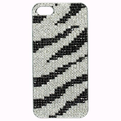 J-I5-K16 キラシリーズiPhone5 ゼブラ