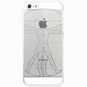 J-NIP-P19 iPhone+ クリアケース iPhone5 ダビンチ [iPhone5用ケース]