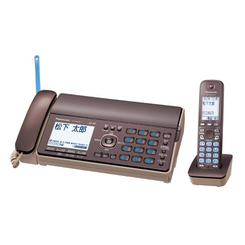 デジタルコードレス普通紙FAX 子機1台タイプ ブラウン KX-PD502DL-T