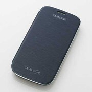 GalaxyS III/GalaxyS IIIα用 フリップカバー ダークブルー EFC-1H2FBECN