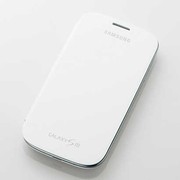 GalaxyS III/GalaxyS IIIα用 フリップカバー ホワイト EFC-1H2FWECN