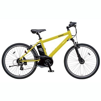 電動アシスト自転車 ハリヤ 26型 外装7段変速 マットビターライム BE-ENH544G