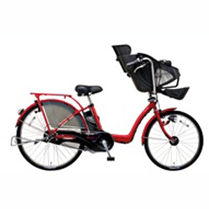 電動アシスト自転車 ギュット 3人乗り対応 前22/後26型 内装3段変速 ロイヤルレッド BE-ENM635R