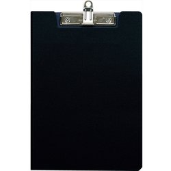 クリップボードカバータイプ A42つ折り ブラック QBC-A4ED