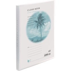 A4クリアブック ウォーターカラー 40P クリア CBE3033C