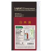ロジカル カバーノート B6スリムサイズ ブラック PB-SB603D