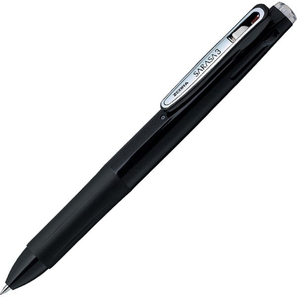 多色ジェルボールペン サラサ3B ダークブラック 0.5mm J3J2-DBK