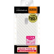 docomo AQUOS PHONE EX SH-04E用 キラキラ・ソフトジャケット ラメクリア RT-SH04EC7/C