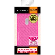 docomo AQUOS PHONE EX SH-04E用 キラキラ･ソフトジャケット ラメピンク RT-SH04EC7/P
