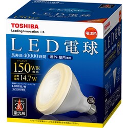 ヨドバシ.com - 東芝 TOSHIBA LDR15L-W [LED電球 E26口金 電球色 940lm 