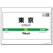 キャラクターカードスリーブ 駅名標シリーズ [東京駅]
