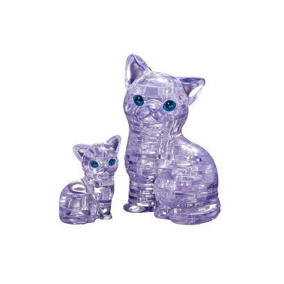 50155 クリスタルパズル キャット [立体パズル 49ピース]