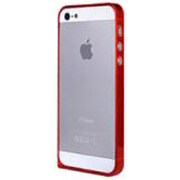 iPhone5用 INLITE スリムバンパー (rd) [クリアカラーのiPhone5専用バンパー]