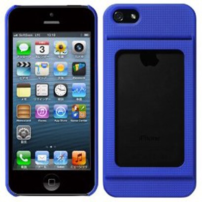BV-OSIP5-BL OsaifuSlim for iPhone 5 [iPhone5用ケース ICカードスロット付き インディゴ]