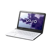 VAIO Eシリーズ 14型ワイド液晶/DVDスーパーマルチドライブ/HDD750GB/ホワイト SVE14139CJW