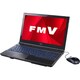 LIFEBOOK AH56/K 15.6型ワイド液晶/HDD750GB/ブルーレイディスクドライブ シャイニーブラック FMVA56KBC