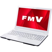 LIFEBOOK AH45/K 15.6型ワイド液晶/HDD750GB/ブルーレイディスクドライブ アーバンホワイト FMVA45KW