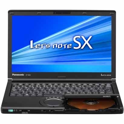 Let’snote(レッツノート) SXシリーズ 12.1型ワイド液晶/HDD640GB/DVDスーパーマルチドライブ ブラック Office搭載モデル CF-SX2AEQBR
