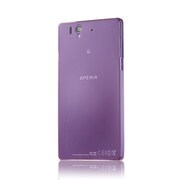 TR-UTXPZ-PP [Xperia Z用 超薄型0.35mmカバーセット 透明パープル]