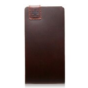 TR-LFXPZ-DB [Xperia Z用 本革バーチカルフリップスタイルケース ダークブラウン Simplism]