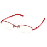 JINS PC クリアレンズ womens チタンハーフリム 03ピンク
