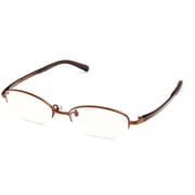 JINS PC クリアレンズ womens チタンハーフリム 82ライトブラウン