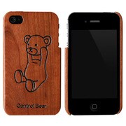 ウッドカバーiPhone4S コントロールベア チェリー [iPhone 4S用カバー]