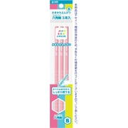 G6エンピツB-3P#20 [かきかたえんぴつ B 六角 3本パック ピンク]