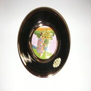彫金皿 4インチ 2007日本四季 春