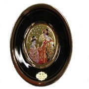 彫金皿 4インチ 新二人舞妓 GL