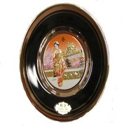彫金皿 4インチ 城舞妓 OR