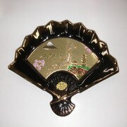 彫金扇皿 M-770 日本地図 GL