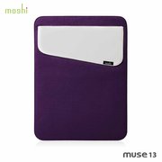 MacBook/Pro 13インチ対応マイクロファイバー製ケース mo-muse13-pr muse 13 Tyrian purple