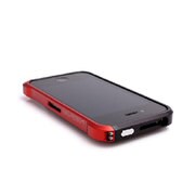 ELEMENTCASE VAPOR4  BLACK FRAME-RED CAP [iPhone4/iPhone4S用 ケース ブラック/レッド]