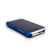 ELEMENTCASE VAPOR4  SILVER FRAME-BLUE CAP [iPhone4/iPhone4S用 ケース シルバー/ブルー]