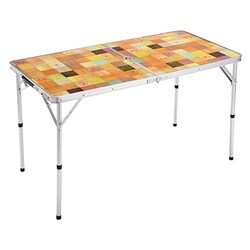 廃盤品Coleman インディゴレーベル リビングテーブル120 モザイクウッド コールマン インディゴレーベル IL リビングテーブル/120 プラス