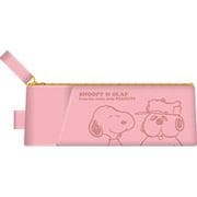 PUペンケース SNOOPY&OLAF ライトピンク P-11496