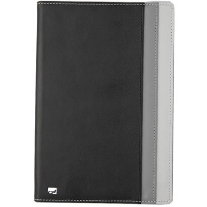 iPad mini用レザーケース 3Colored ブラック/グレイ CP12IPM2-LFBG