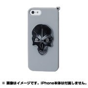 aglowDESIGN スカルシリコンケースiP5 BK/SV [iPhone5用]
